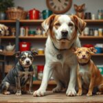 several dogs