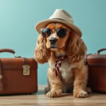 cocker spaniel going in vacations