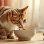 cat eating