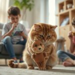 cat playing