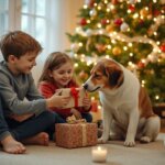 christmas with a dog