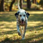 dalmatian walking