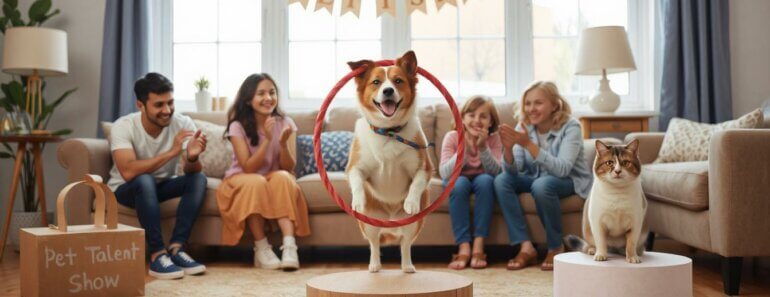 Hosting a Pet Talent Show at Home: A Fun and Educational Family Activity