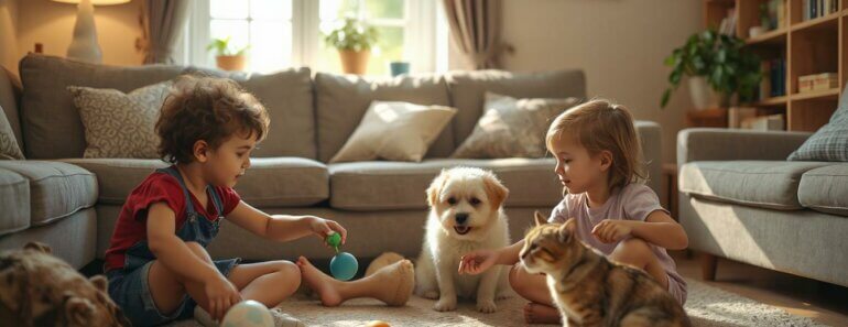 Pet Sibling Rivalry: Managing Pets Around Multiple Kids