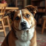 dog tilting head
