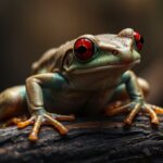 red-eyed tree frog