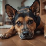 anxious dog