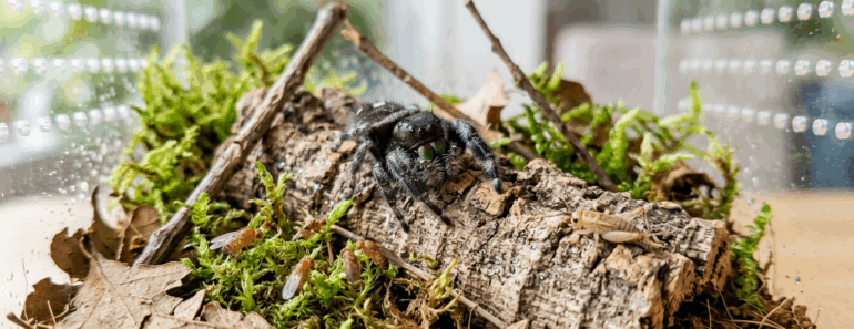 Best Feeder Insects for Jumping Spiders: Fruit Flies, Crickets, and More