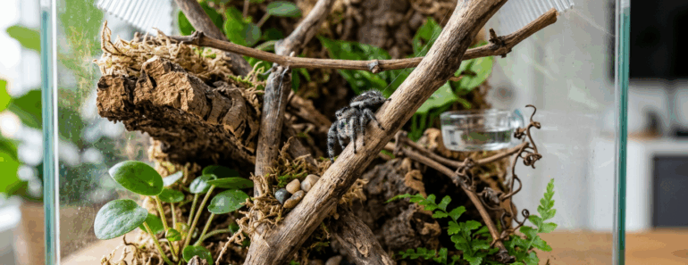 Jumping Spider Enrichment: Toys, Climbing, and Exploration